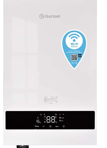 Котел эл 3-12 кВт THERMEX Boss 3-12 Wi-Fi Настенный White