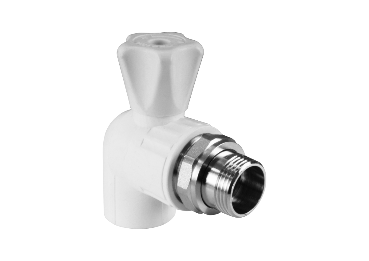 Кран пп рад 25*3/4 угловой Valfex